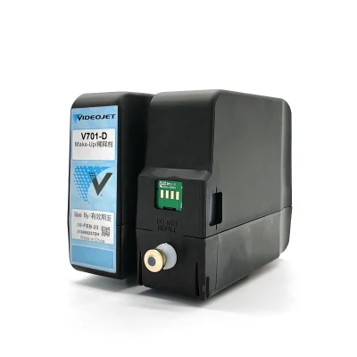  Kompatible Videojet Make-up-/Tinten-/Reinigungslösung V701/V705/V706 zur Verwendung in Videojet-Kodierungsmaschinen;  Verbrauchsmaterialien für Tintenstrahldrucker